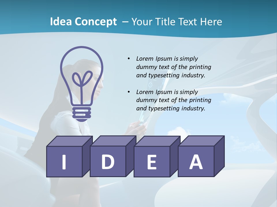 Virtual Digital Reading PowerPoint Template