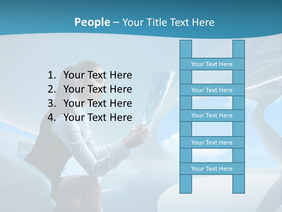 Virtual Digital Reading PowerPoint Template