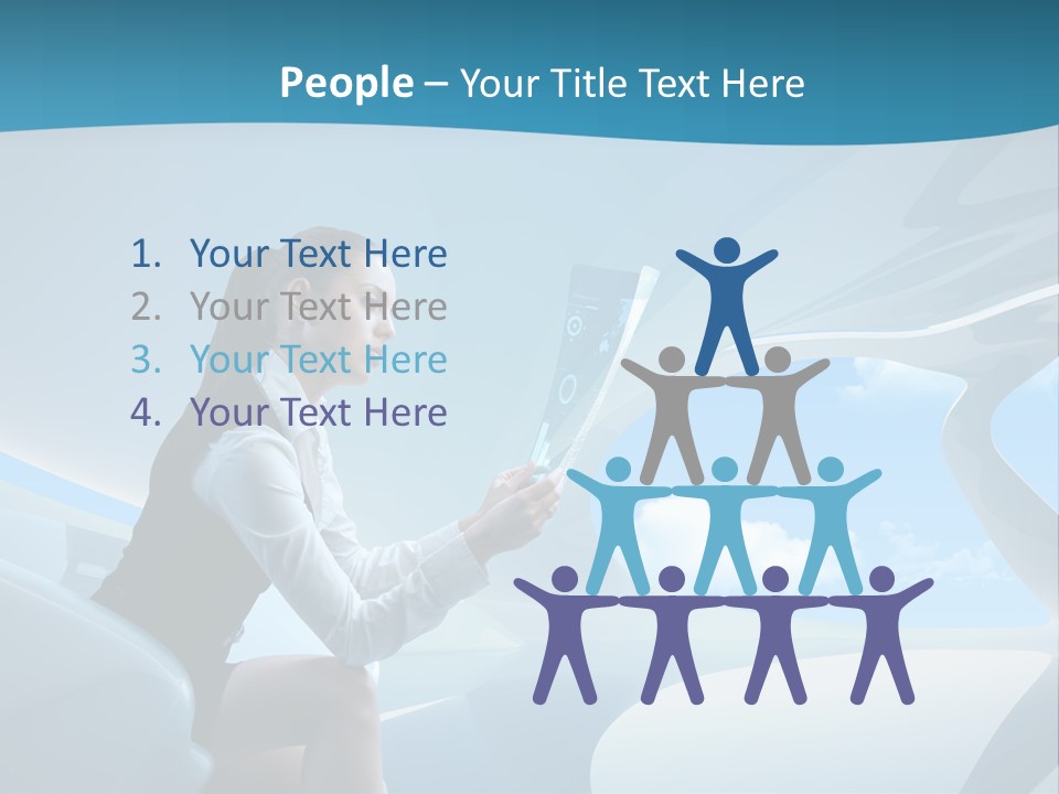 Virtual Digital Reading PowerPoint Template