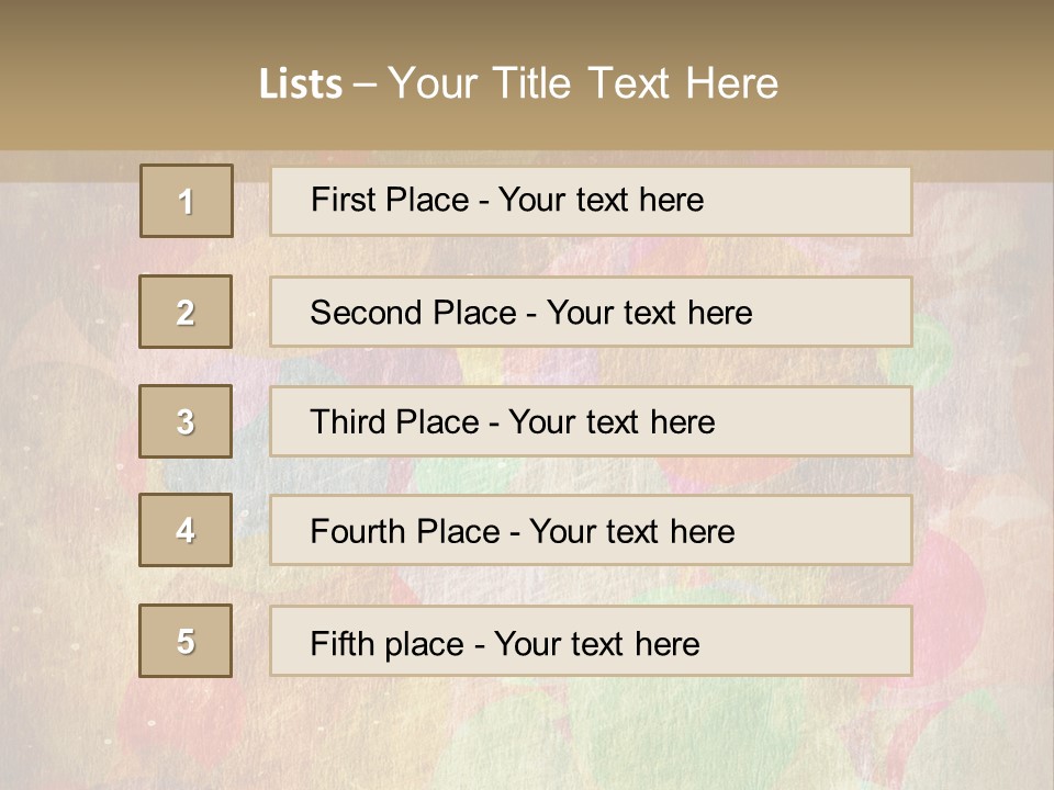 Decoration Dirty Retro PowerPoint Template