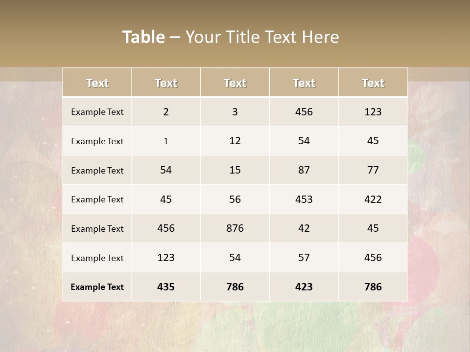 Decoration Dirty Retro PowerPoint Template