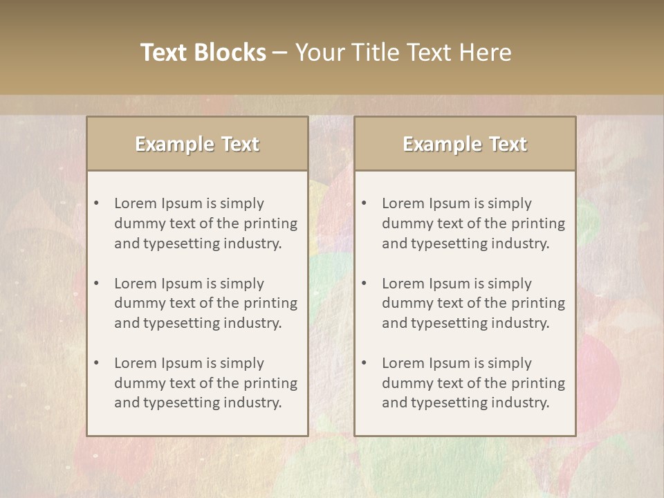 Decoration Dirty Retro PowerPoint Template