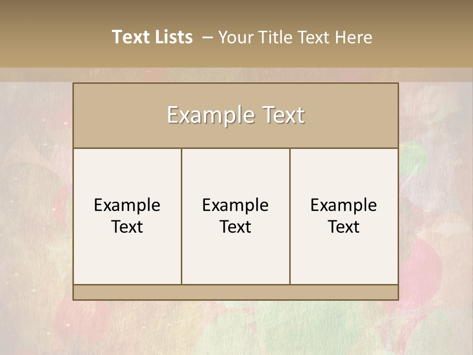 Decoration Dirty Retro PowerPoint Template