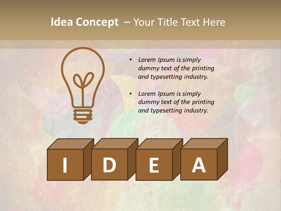 Decoration Dirty Retro PowerPoint Template