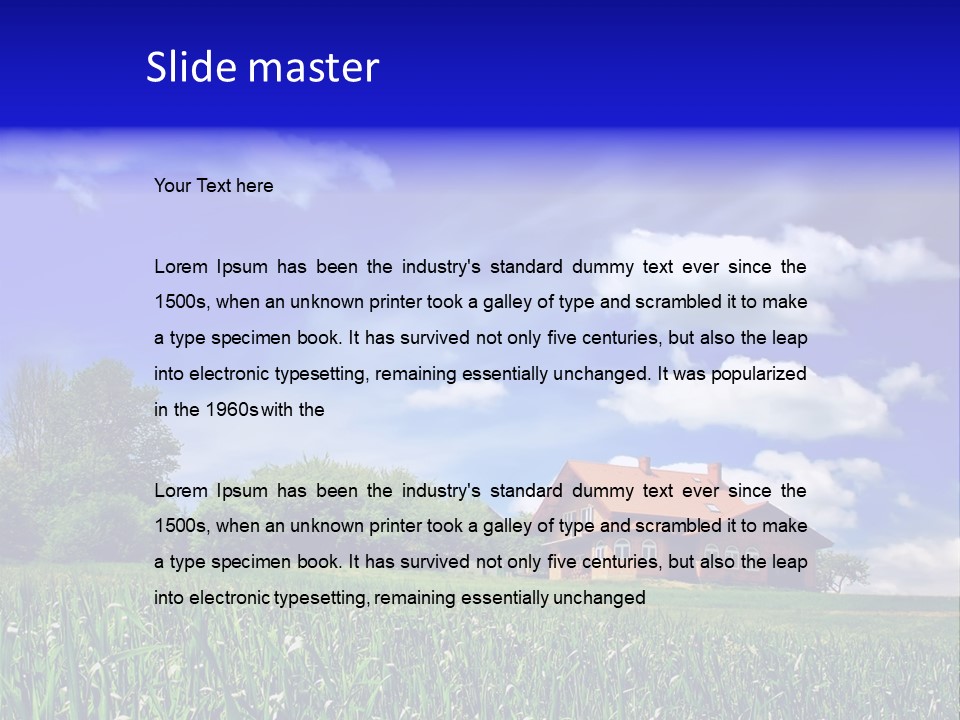 Green Flora New PowerPoint Template