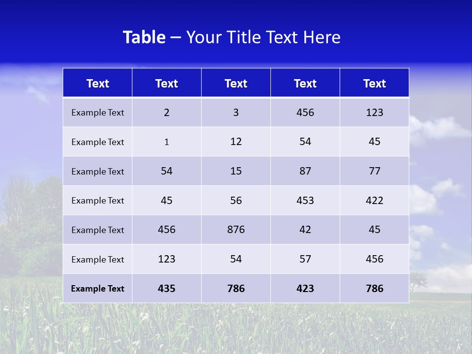 Green Flora New PowerPoint Template