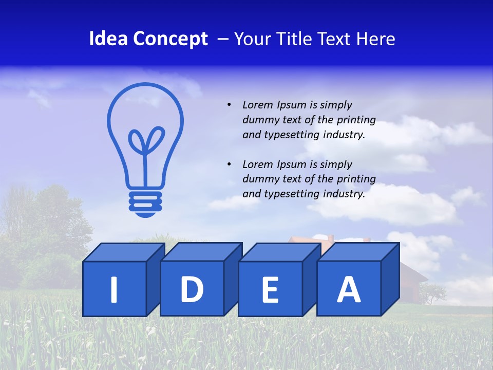 Green Flora New PowerPoint Template