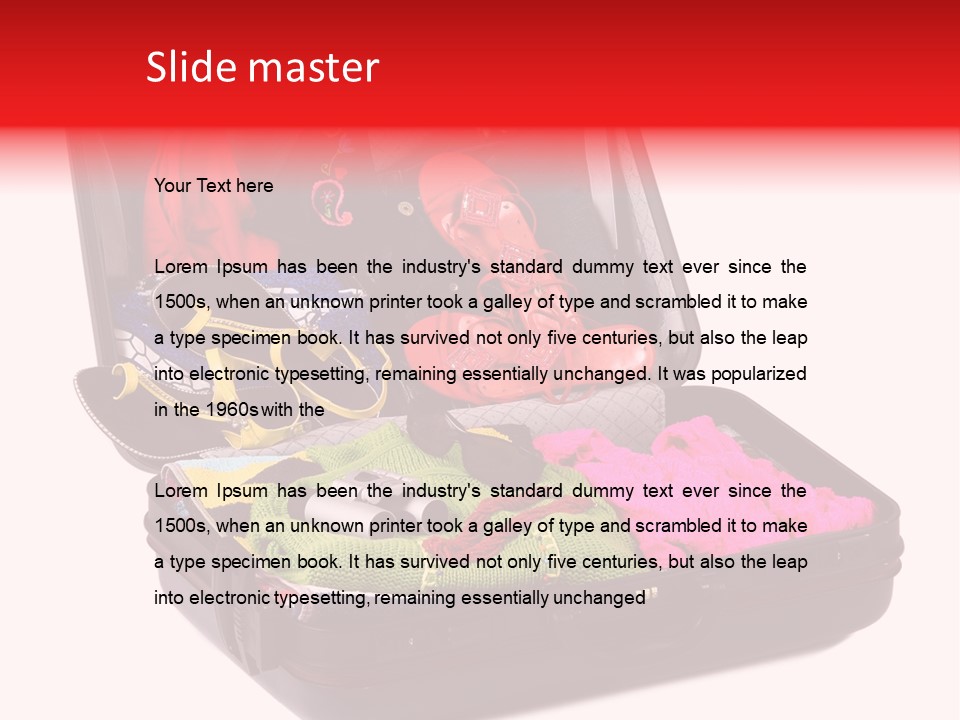 Skirt Background Camera PowerPoint Template