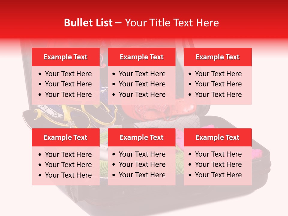 Skirt Background Camera PowerPoint Template