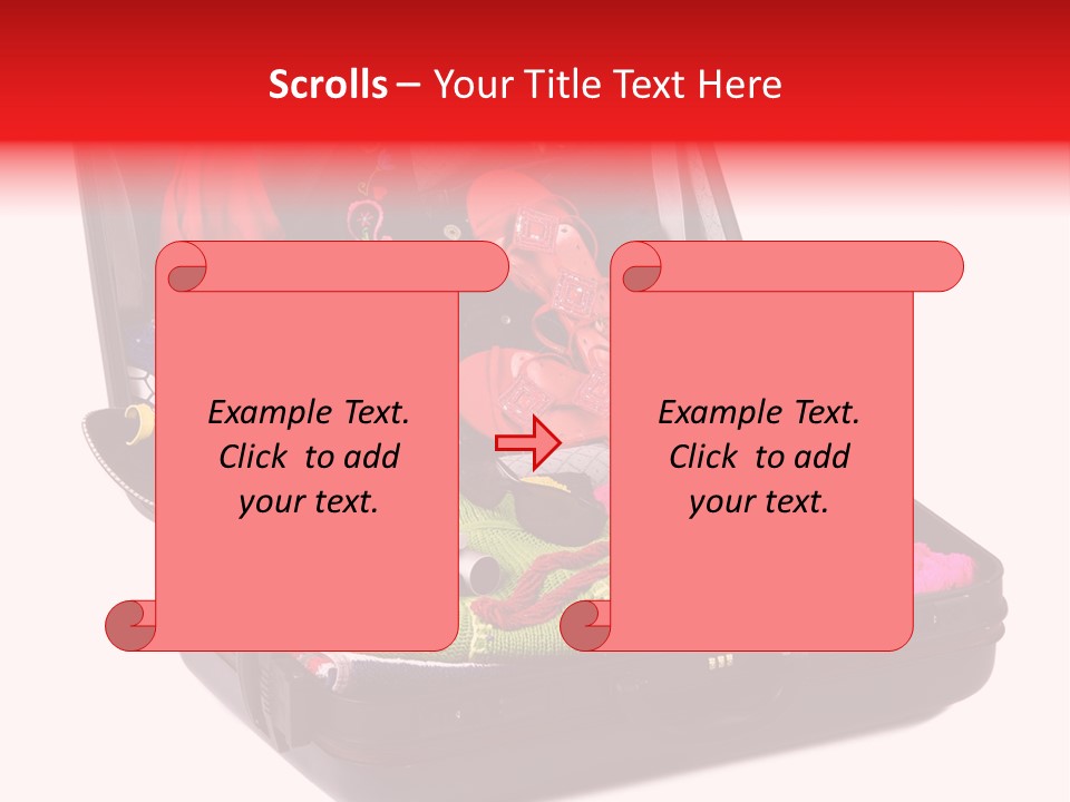 Skirt Background Camera PowerPoint Template