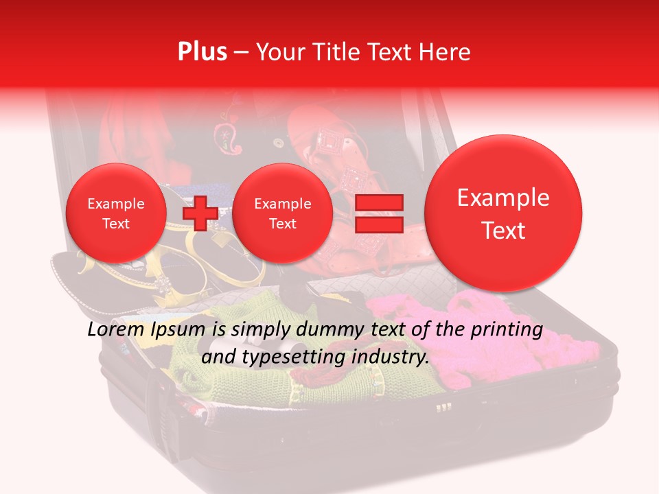 Skirt Background Camera PowerPoint Template