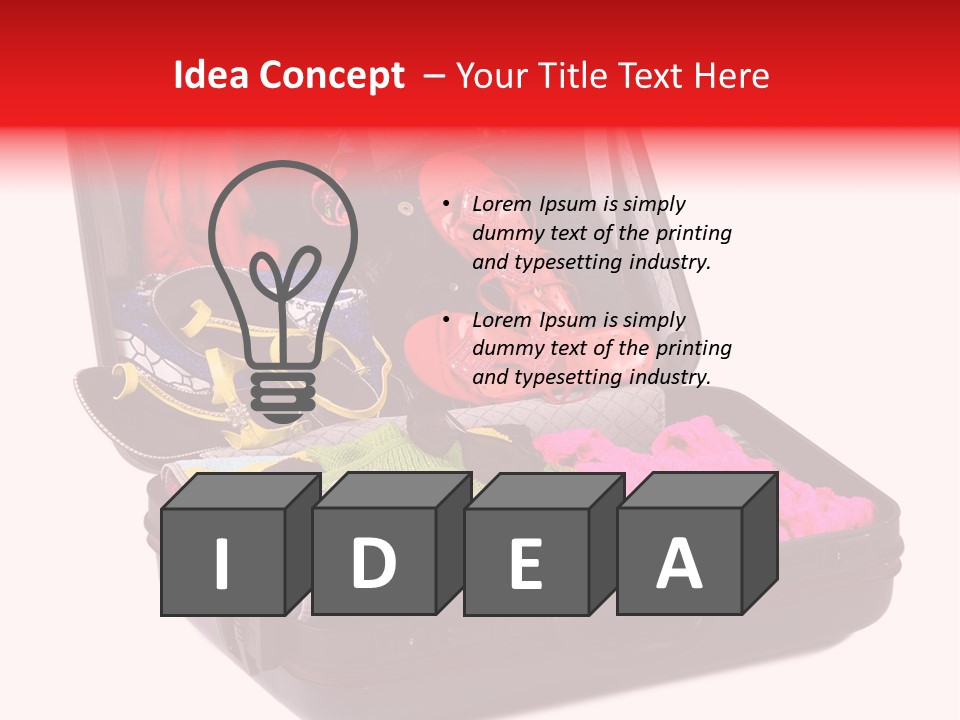 Skirt Background Camera PowerPoint Template