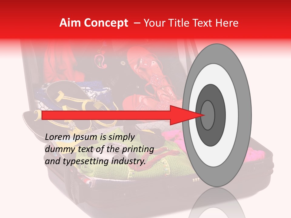 Skirt Background Camera PowerPoint Template