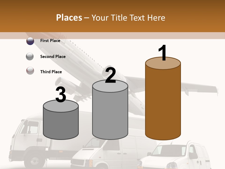 Vehicle Transporter Truck PowerPoint Template