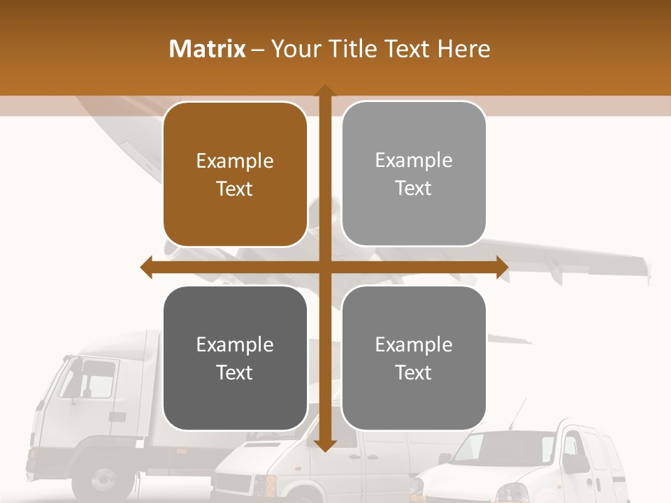 Vehicle Transporter Truck PowerPoint Template