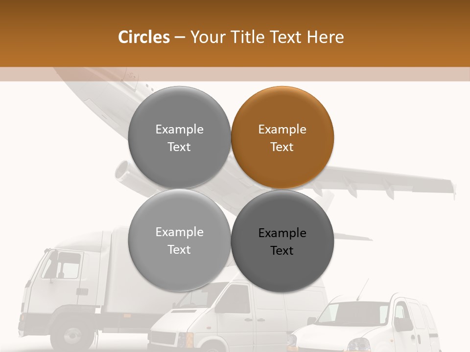 Vehicle Transporter Truck PowerPoint Template