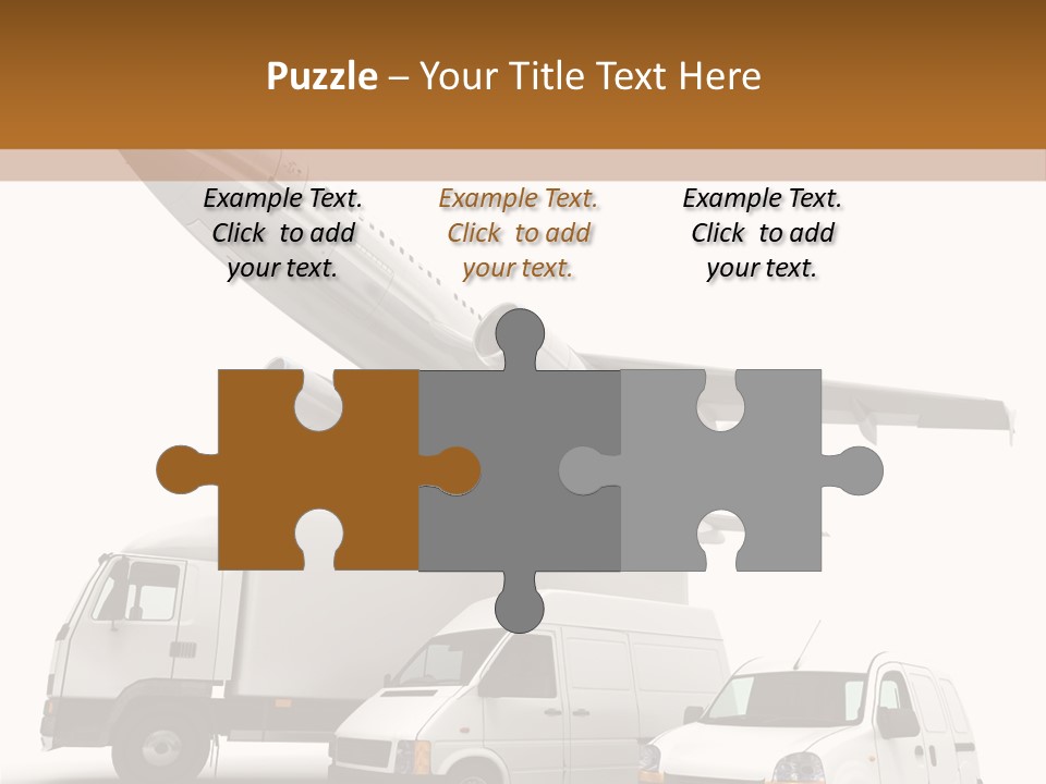 Vehicle Transporter Truck PowerPoint Template