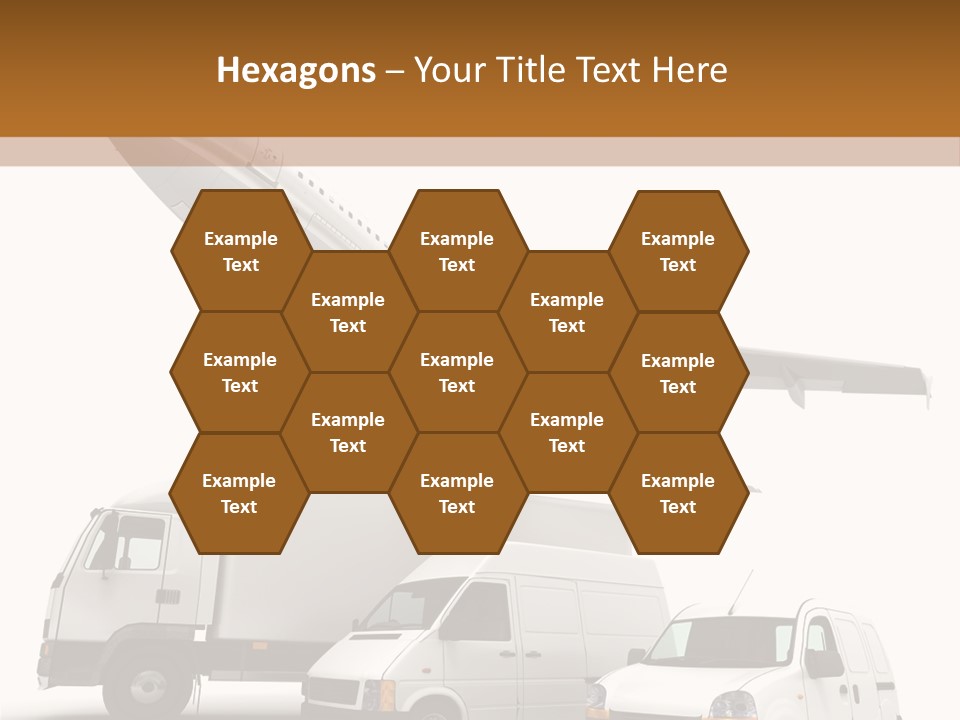 Vehicle Transporter Truck PowerPoint Template