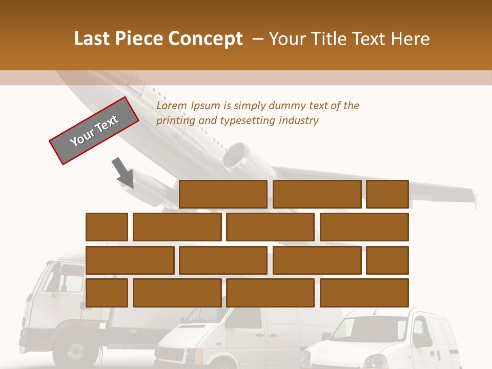 Vehicle Transporter Truck PowerPoint Template