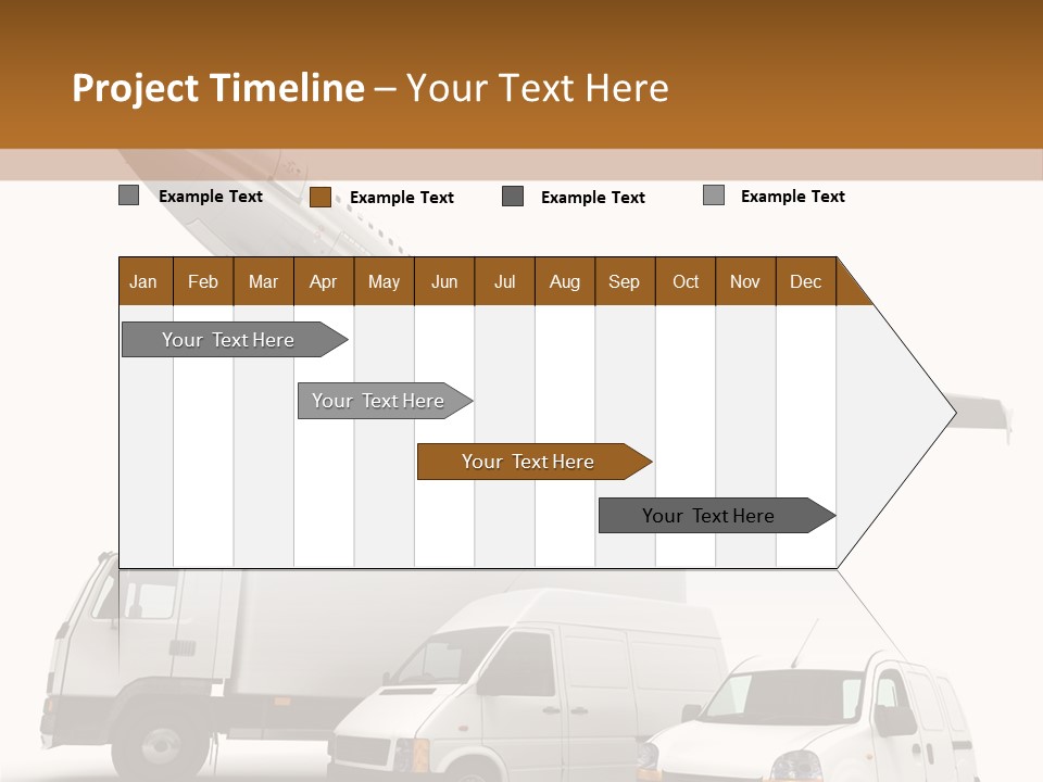 Vehicle Transporter Truck PowerPoint Template