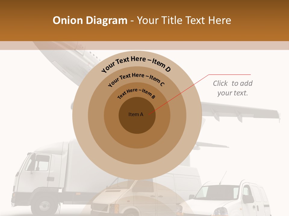 Vehicle Transporter Truck PowerPoint Template