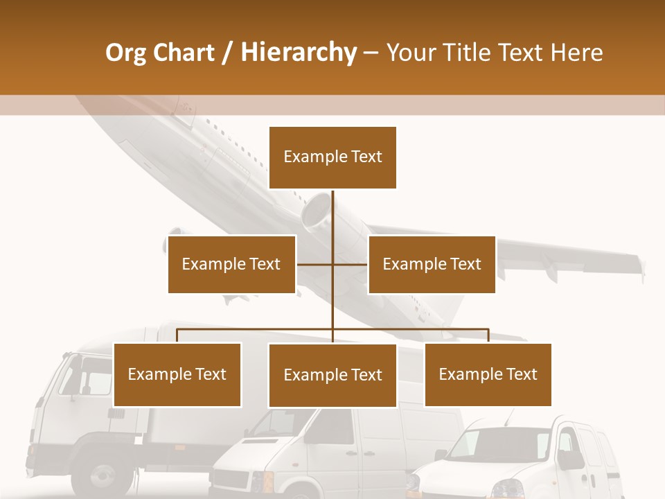 Vehicle Transporter Truck PowerPoint Template