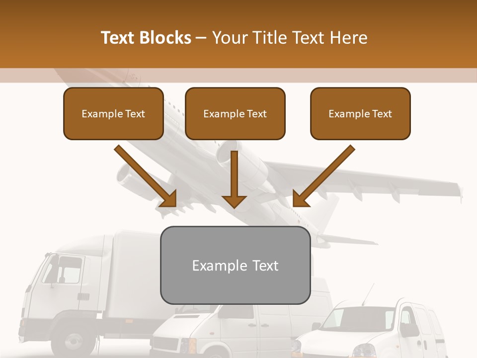 Vehicle Transporter Truck PowerPoint Template