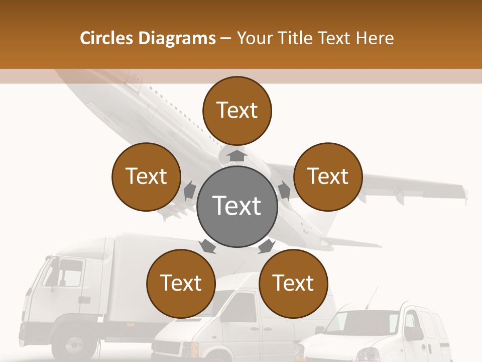 Vehicle Transporter Truck PowerPoint Template