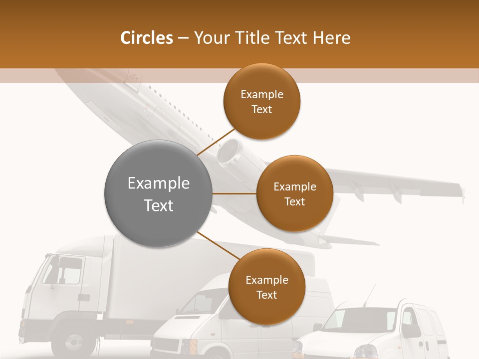 Vehicle Transporter Truck PowerPoint Template