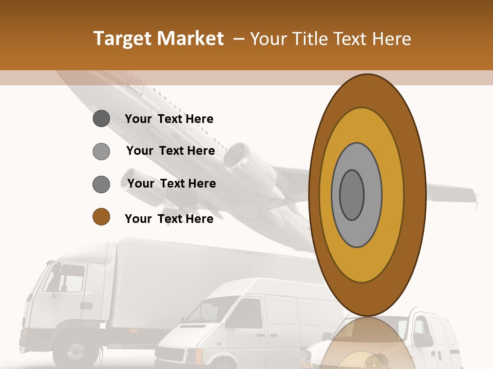 Vehicle Transporter Truck PowerPoint Template