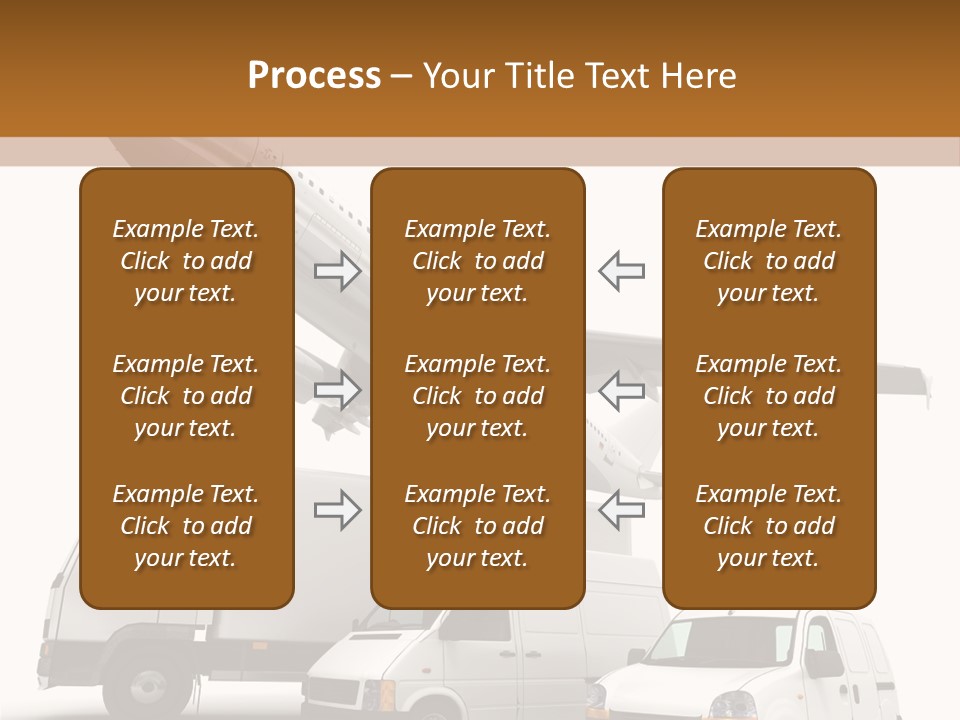 Vehicle Transporter Truck PowerPoint Template
