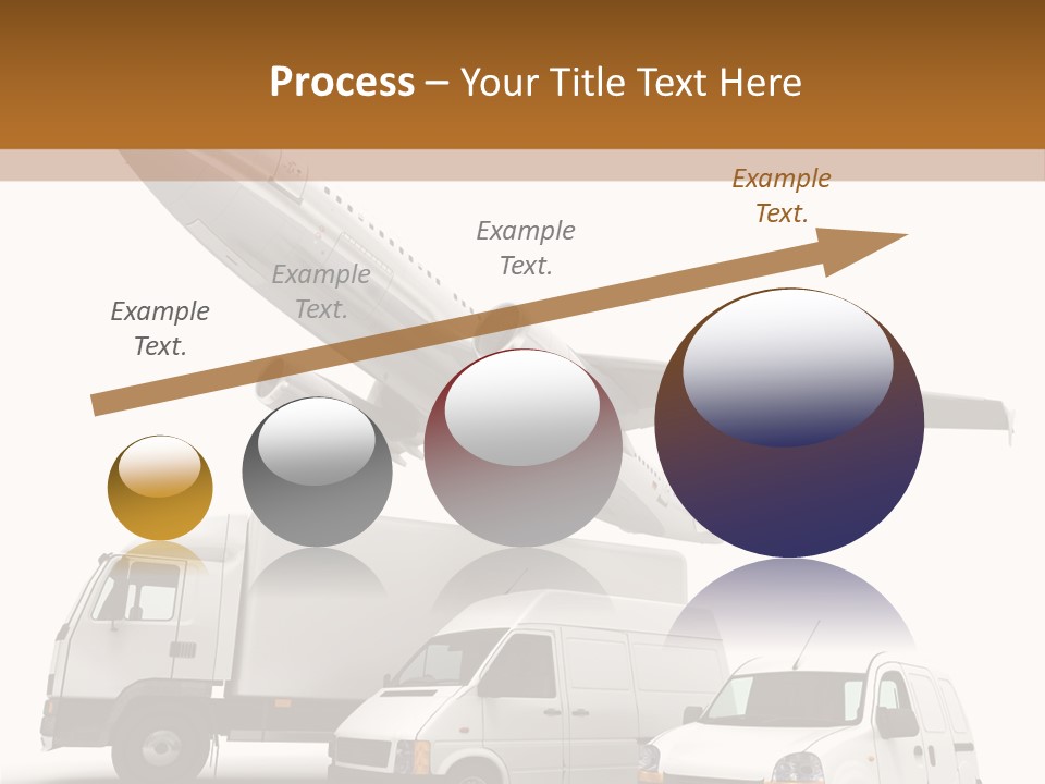 Vehicle Transporter Truck PowerPoint Template
