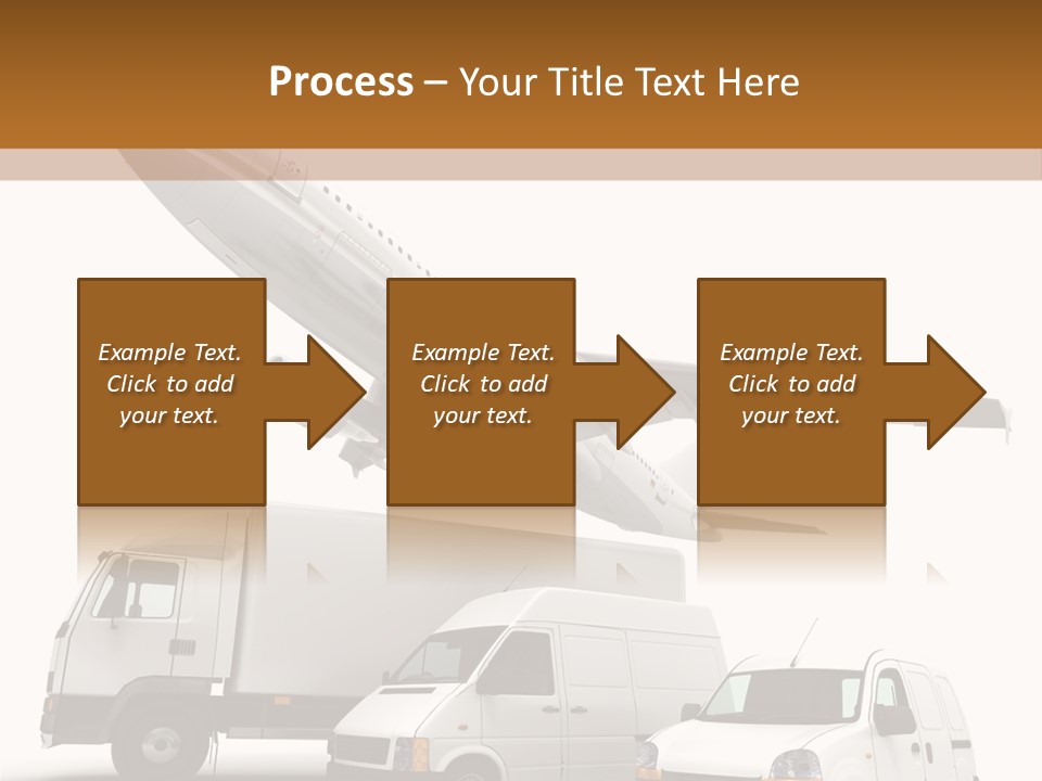 Vehicle Transporter Truck PowerPoint Template