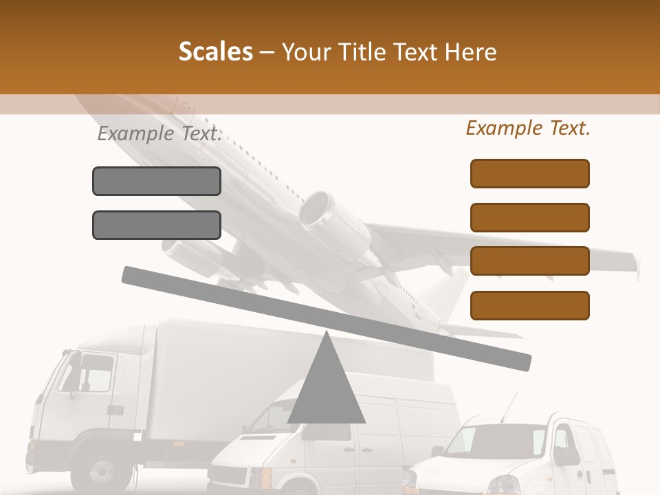 Vehicle Transporter Truck PowerPoint Template