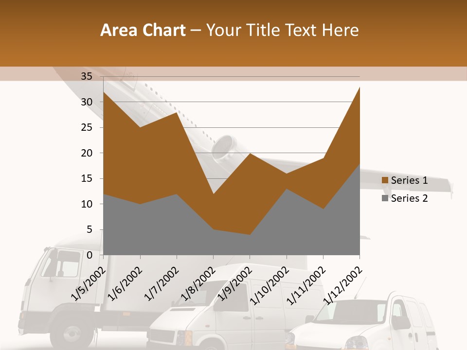 Vehicle Transporter Truck PowerPoint Template