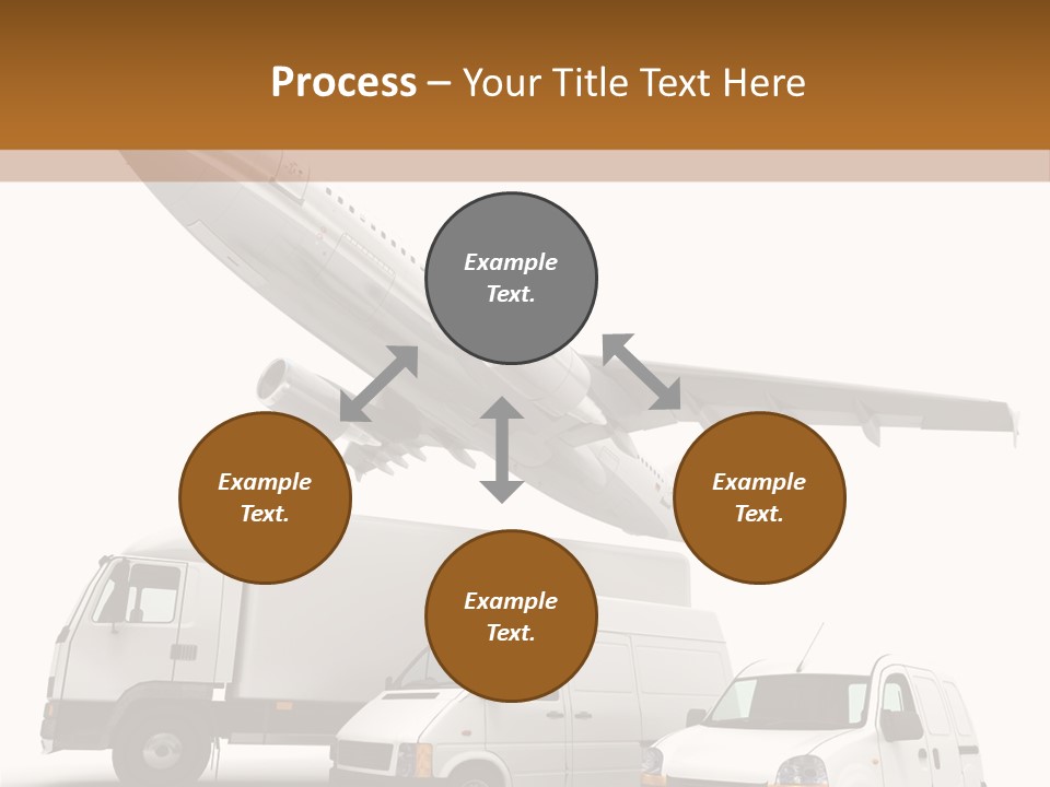 Vehicle Transporter Truck PowerPoint Template
