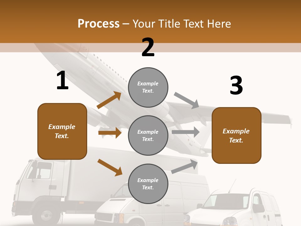 Vehicle Transporter Truck PowerPoint Template