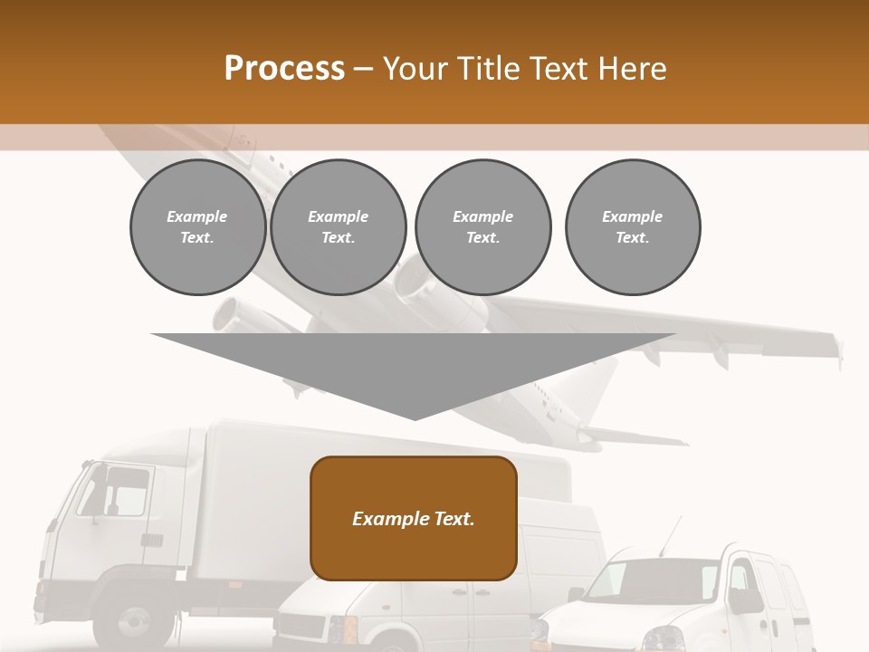 Vehicle Transporter Truck PowerPoint Template