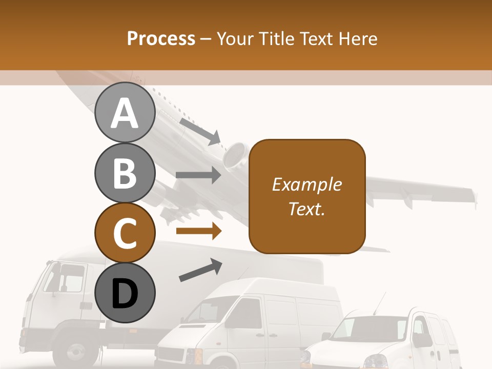 Vehicle Transporter Truck PowerPoint Template