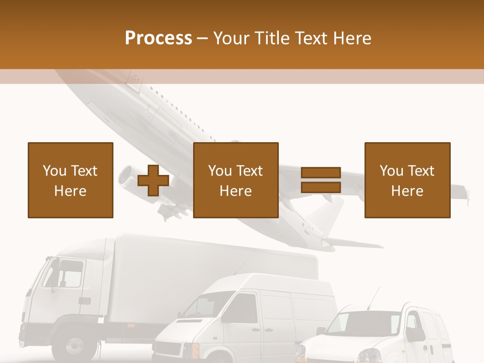 Vehicle Transporter Truck PowerPoint Template