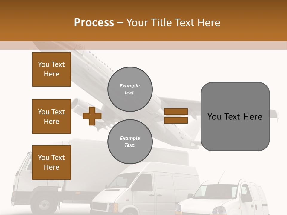 Vehicle Transporter Truck PowerPoint Template