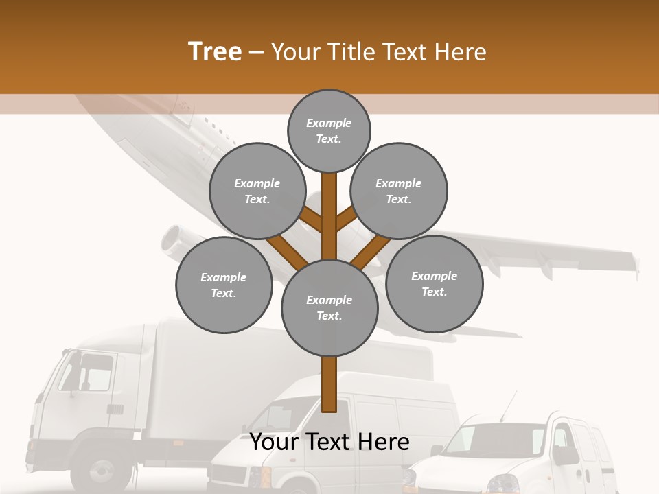 Vehicle Transporter Truck PowerPoint Template
