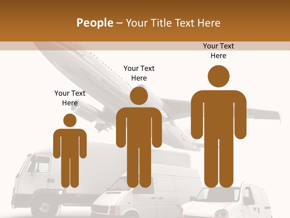 Vehicle Transporter Truck PowerPoint Template