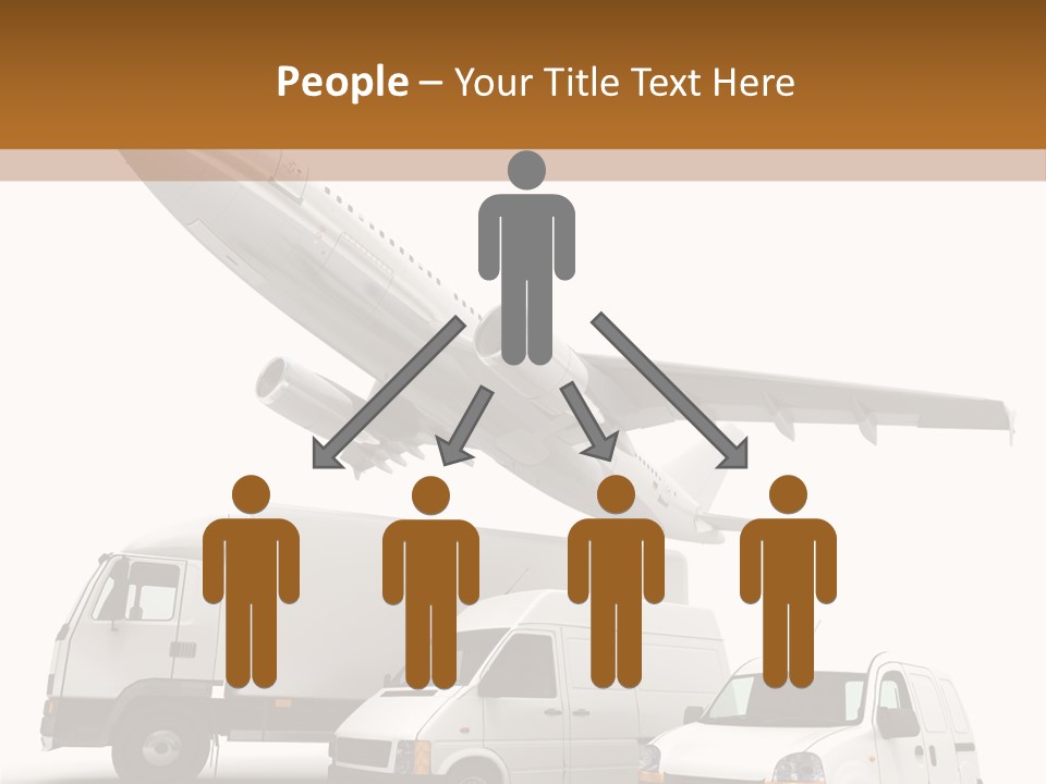 Vehicle Transporter Truck PowerPoint Template