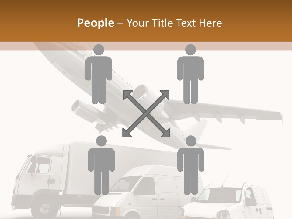 Vehicle Transporter Truck PowerPoint Template