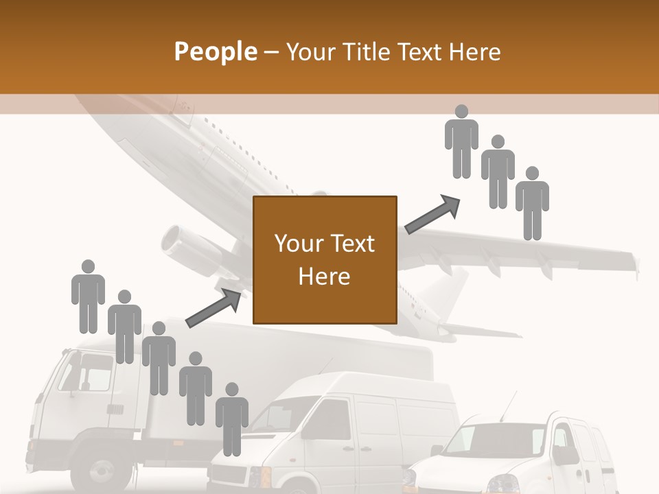 Vehicle Transporter Truck PowerPoint Template