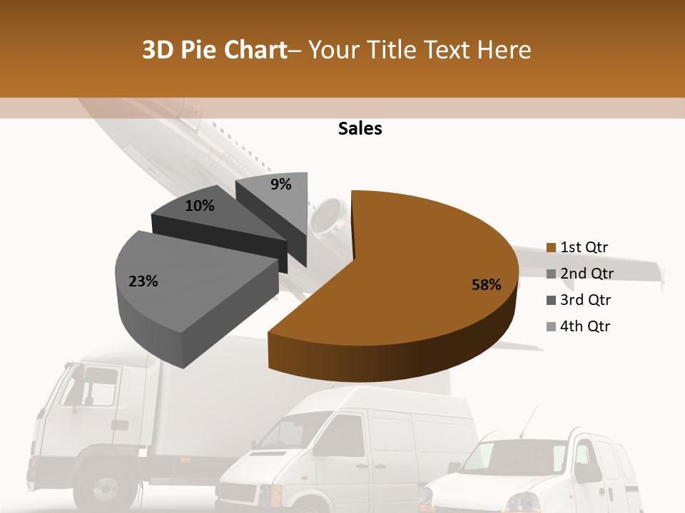 Vehicle Transporter Truck PowerPoint Template