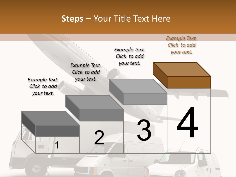 Vehicle Transporter Truck PowerPoint Template