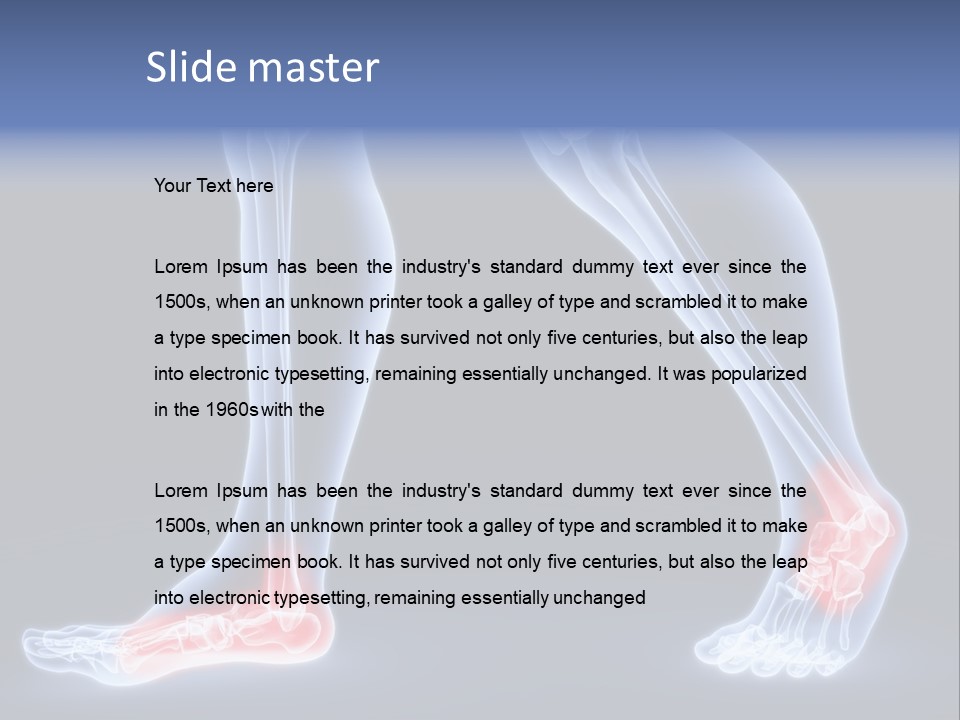 Pain Health Isolated PowerPoint Template