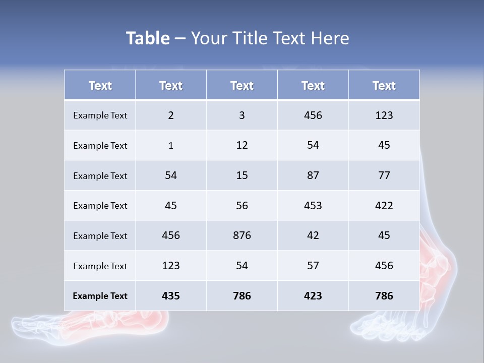 Pain Health Isolated PowerPoint Template